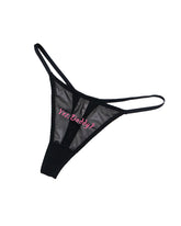 Kisslove Low Rise T-back Mesh Panties