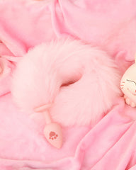 Silicone cat claw plush tail cute sexy role play