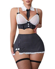 Sexy Secretary Lingerie Set