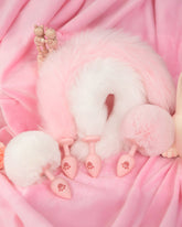 Silicone cat claw plush tail cute sexy role play