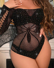 Sexy suit hollow see-through lingerie