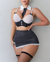 Sexy Secretary Lingerie Set
