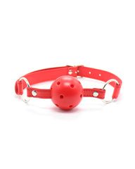 SM alternative sex toys ball gag mouth restraint leather silicone gag