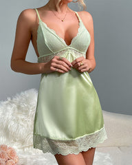 New sexy backless suspender nightgown