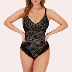 Plus Size Sexy Lace Bodysuits
