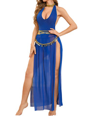 New sexy uniform role play robe lingerie set(with Thong)